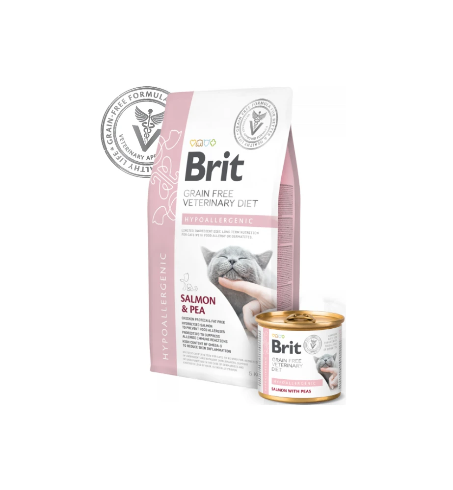 Brit Grain Free Veterinary Diet Hypoallergenic 2 Brit Grain Free Veterinary Diet Hypoallergenic - Afbeelding 2