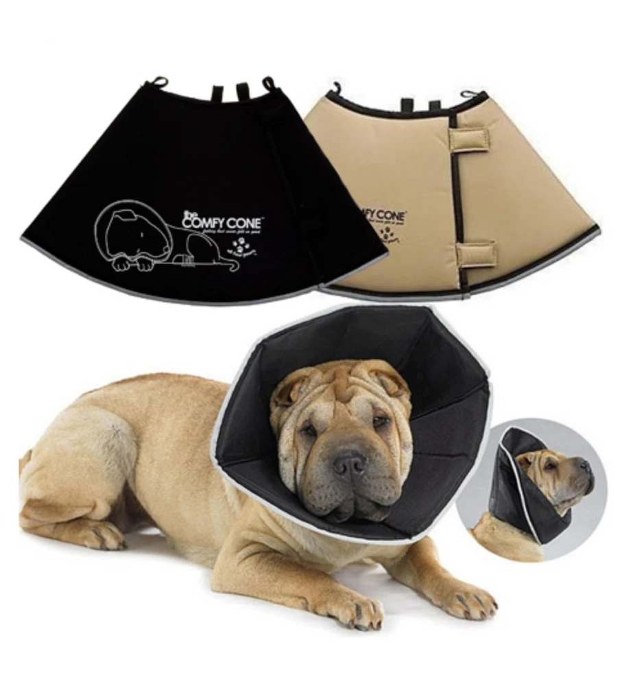 Comfy Cone (Hondenkraag) - Zwart 2 Comfy Cone (Hondenkraag) - Zwart - Afbeelding 2