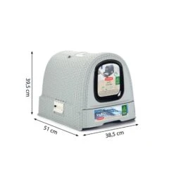 Beeztees Curver Kattenbak Grijs 8 Beeztees Curver Kattenbak Grijs -Dierenwinkel curver kattenbak grijs 2