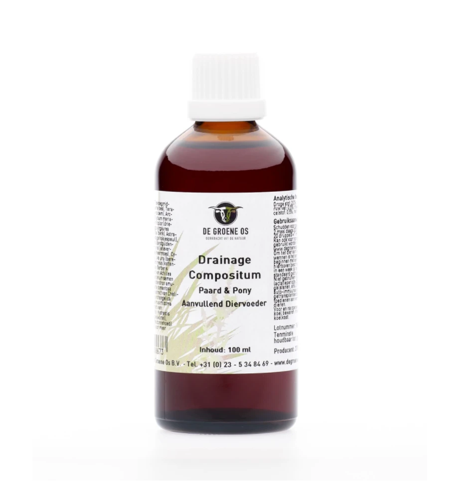 De Groene Os Drainage Compositum - 100 Ml 1 De Groene Os Drainage Compositum - 100 Ml