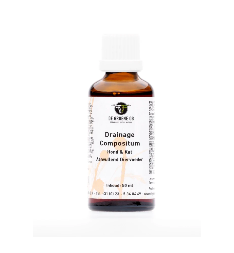 De Groene Os Drainage Compositum - 50 Ml 1 De Groene Os Drainage Compositum - 50 Ml