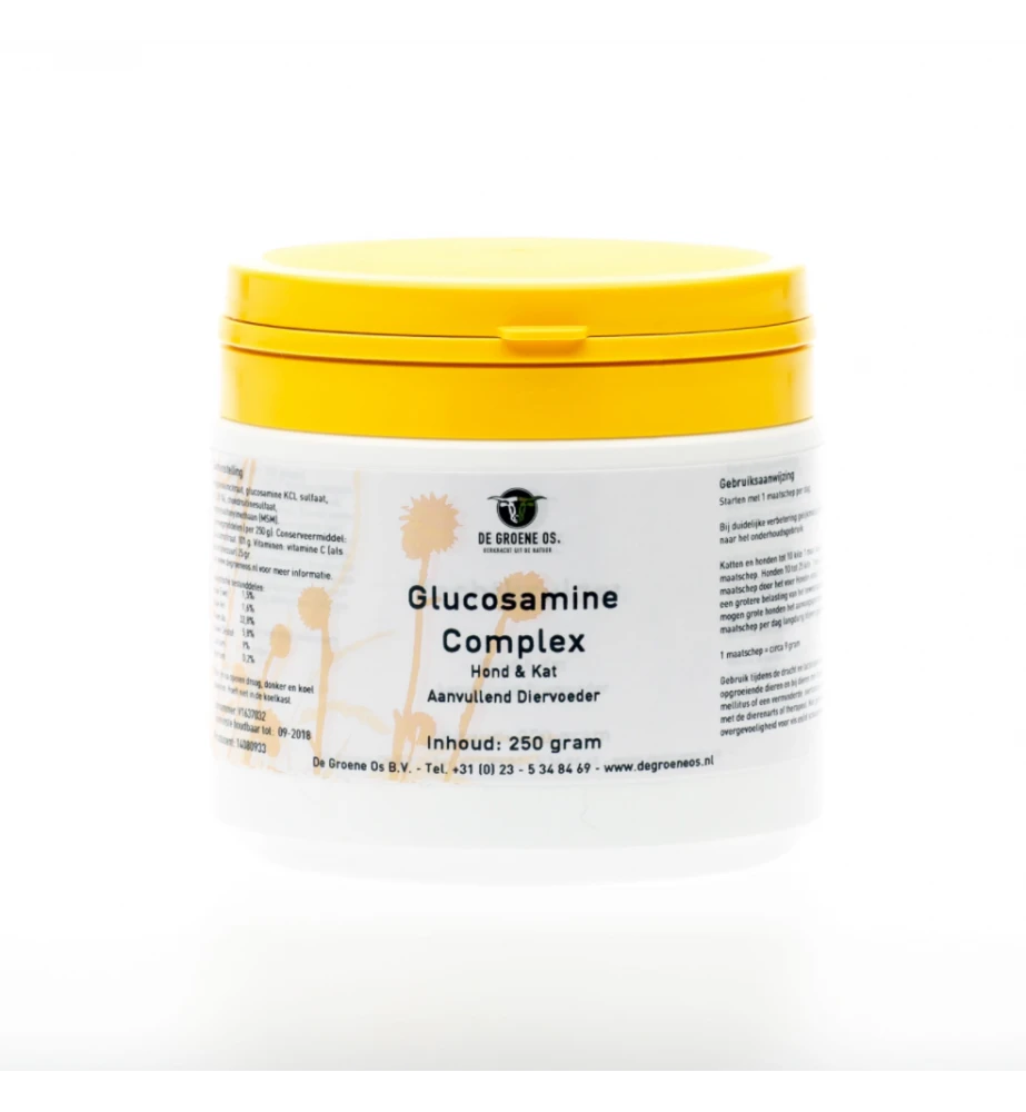 De Groene Os Glucosamine Complex - 250 Gram 1 De Groene Os Glucosamine Complex - 250 Gram