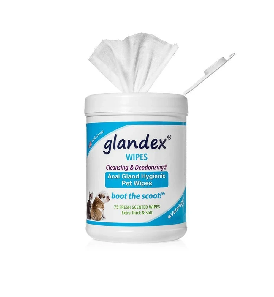Glandex Cats & Dogs - 24 Wipes (doekjes) 2 Glandex Cats & Dogs - 24 Wipes (doekjes) - Afbeelding 2