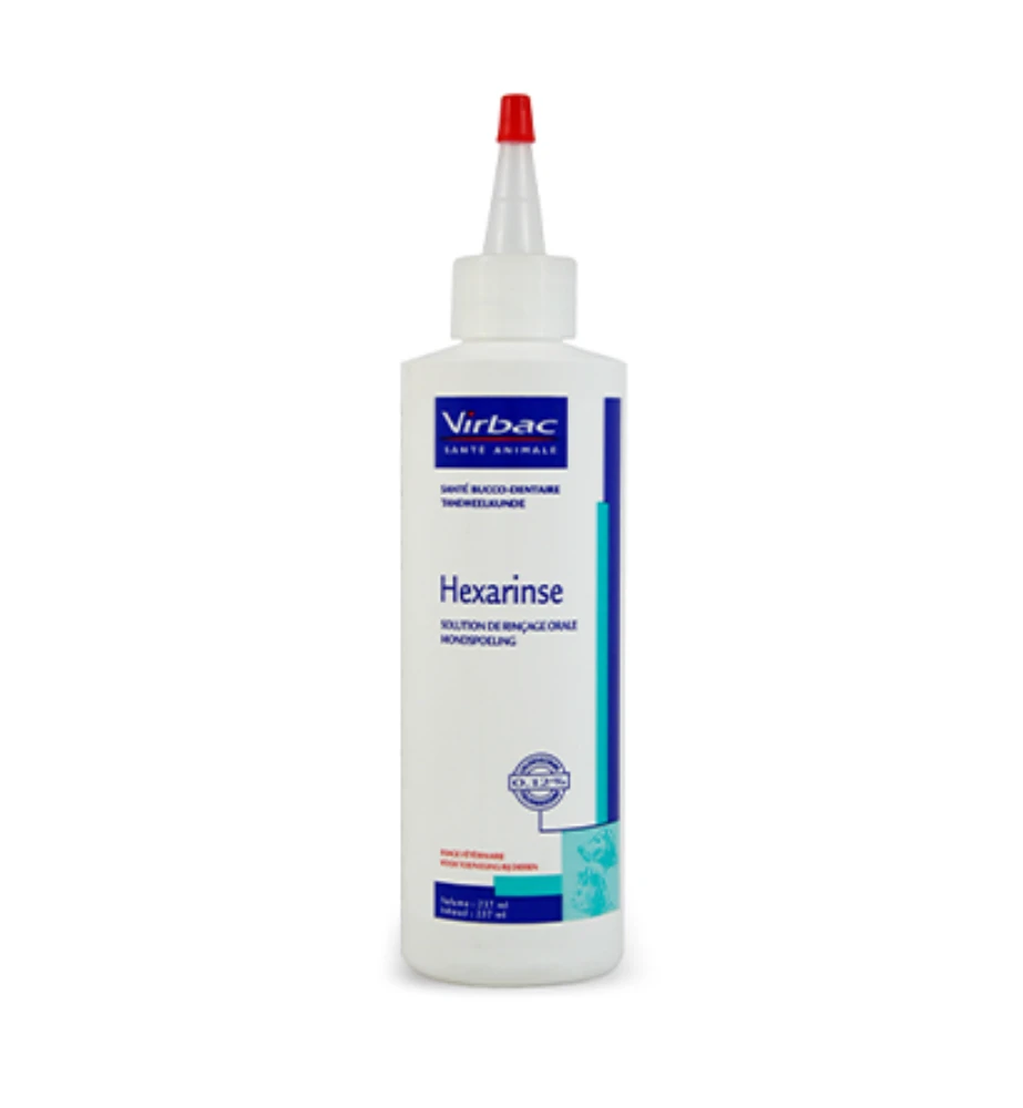 Virbac Hexarinse Spoelvloeistof - 237 Ml 1 Virbac Hexarinse Spoelvloeistof - 237 Ml
