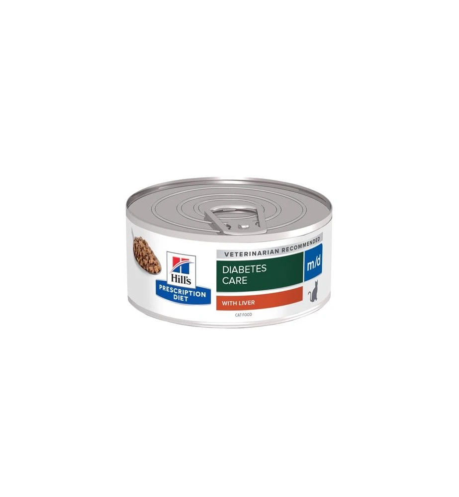 Hill's PD M/D Diabetes Care Blik - 24 X 156 Gram 1 Hill's PD M/D Diabetes Care Blik - 24 X 156 Gram