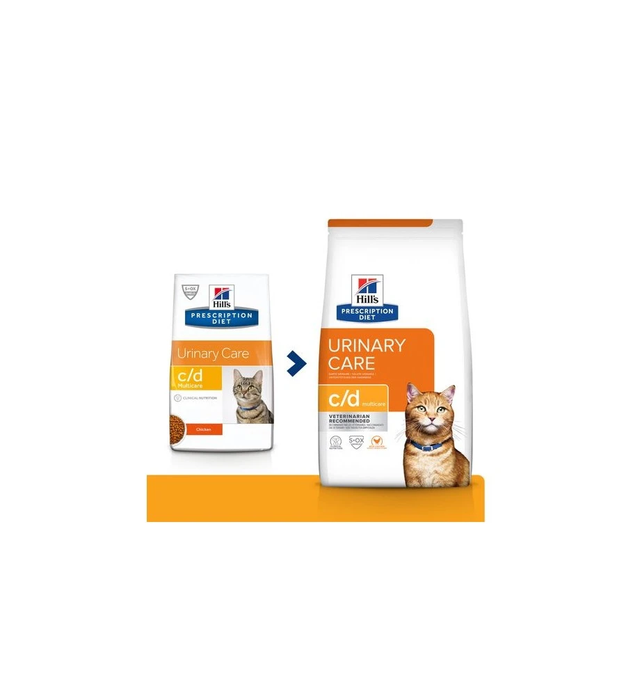 Hill's Prescription Diet C/D Multicare Urinary Care Met Kip 2 Hill's Prescription Diet C/D Multicare Urinary Care Met Kip - Afbeelding 2