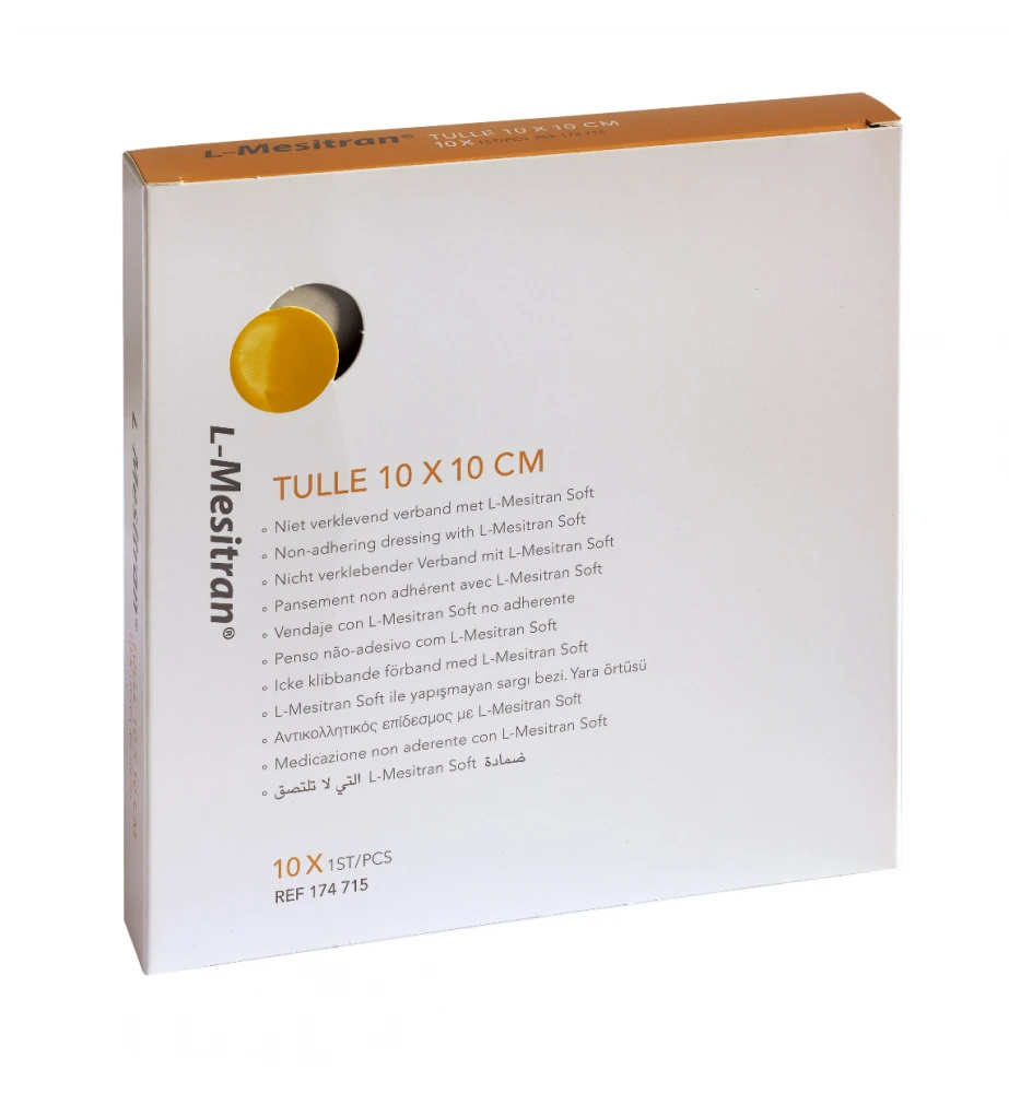 L-Mesitran Tulle 10 X 10 Cm 1 L-Mesitran Tulle 10 X 10 Cm
