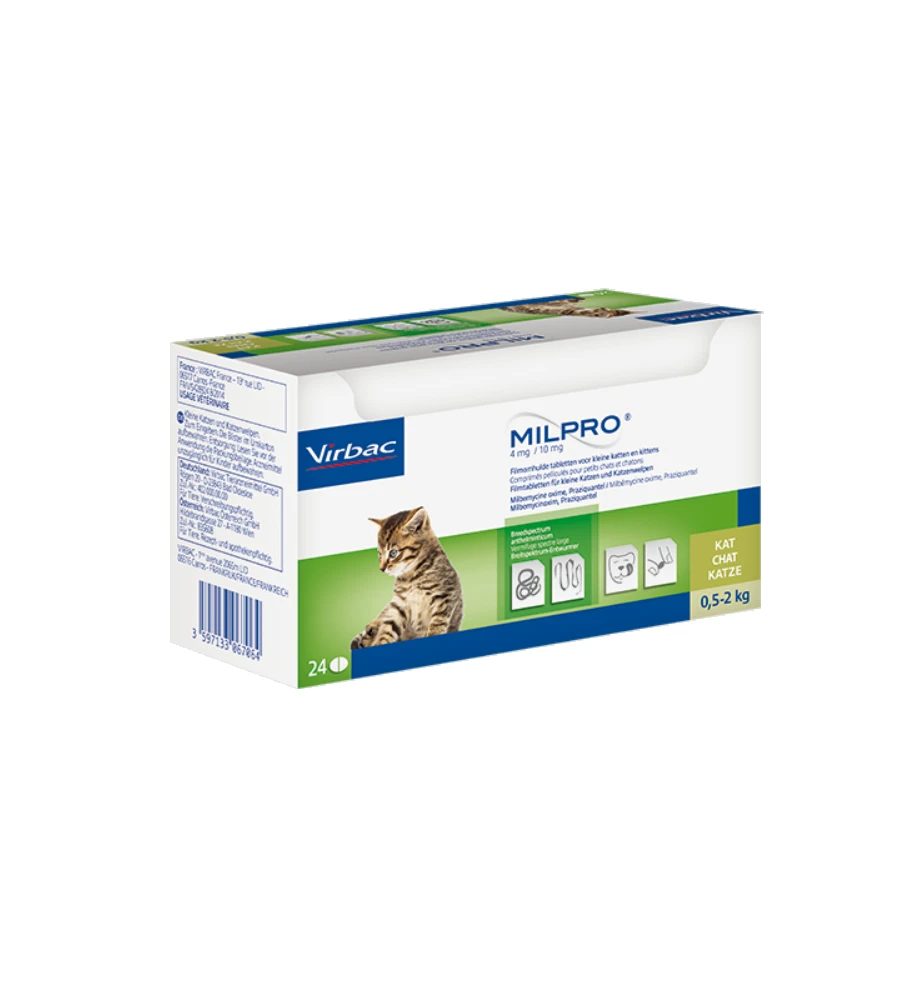 Milpro Kitten / Kleine Kat - 24 Tabletten 1 Milpro Kitten / Kleine Kat - 24 Tabletten