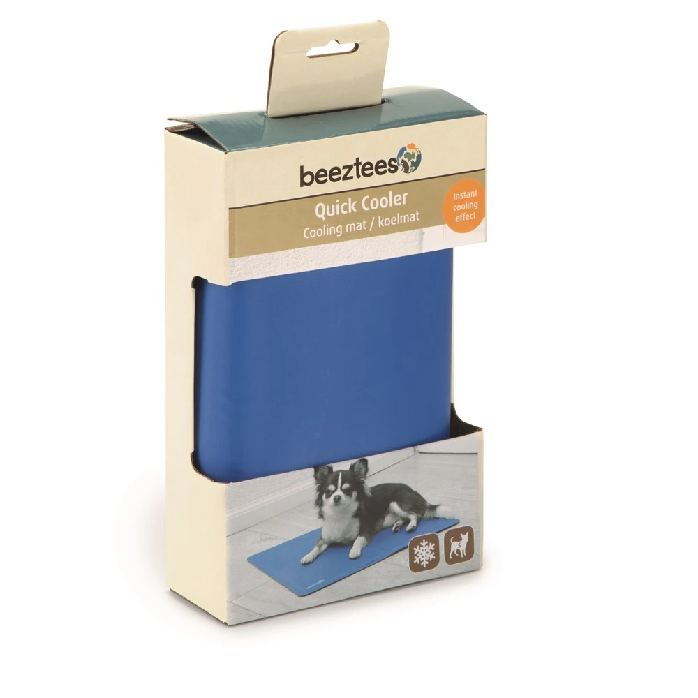 Beeztees Quick Cooler Koelmat IZI Blauw 2 Beeztees Quick Cooler Koelmat IZI Blauw - Afbeelding 2