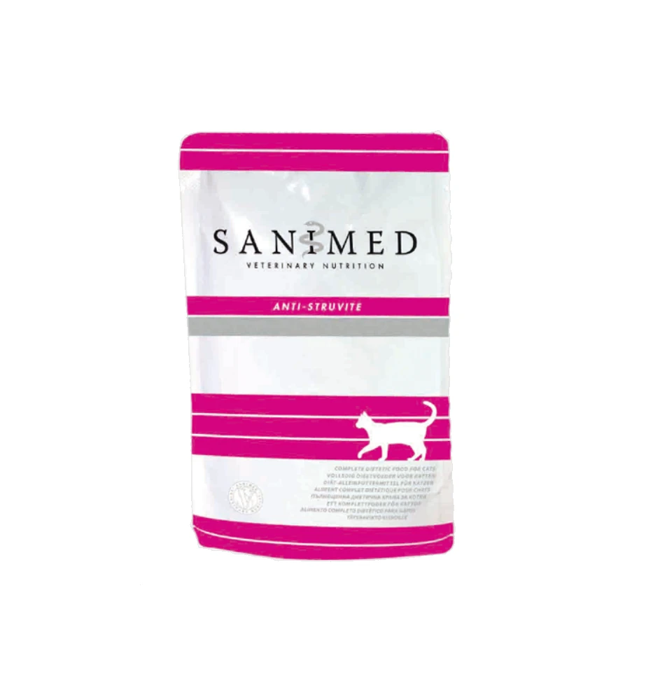 Sanimed Anti-Struvite Pouch - 12 X 100 Gram 1 Sanimed Anti-Struvite Pouch - 12 X 100 Gram