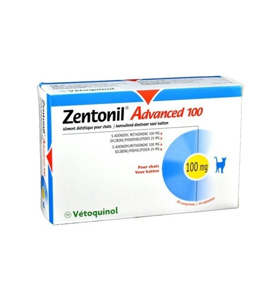 Vetoquinol Zentonil Advanced 100 - 30 Tabletten 1 Vetoquinol Zentonil Advanced 100 - 30 Tabletten